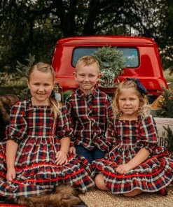 Evie's Closet Clothing Fall & Winter Perfectly Plaid Dress