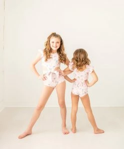 Deals π Evie's Studio Pink Floral Tie Leotard π 12 Evie's Studio Pink Floral Tie Leotard