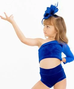 Evie's Studio Royal Blue Velvet 2pc