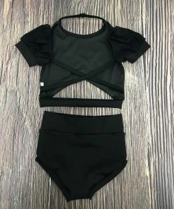 Evie's Studio Onyx Triangle Top 2pc