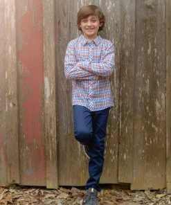 My Three Sons Boys Swedish Plaid Shirt Fall & Winter