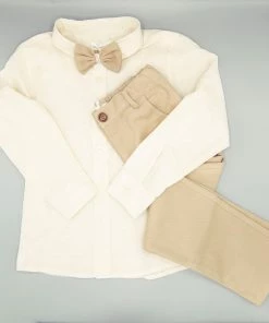 My Three Sons Fall & Winter Boys Brightly Shining Shirt + Bow Tie