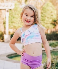 Evie's Studio Lavender Stars Two Piece Leo