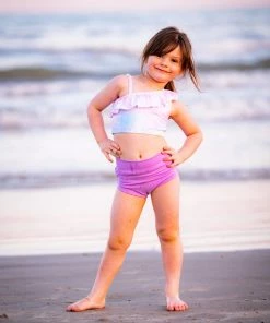 Evie's Studio Lavender Stars Two Piece Leo