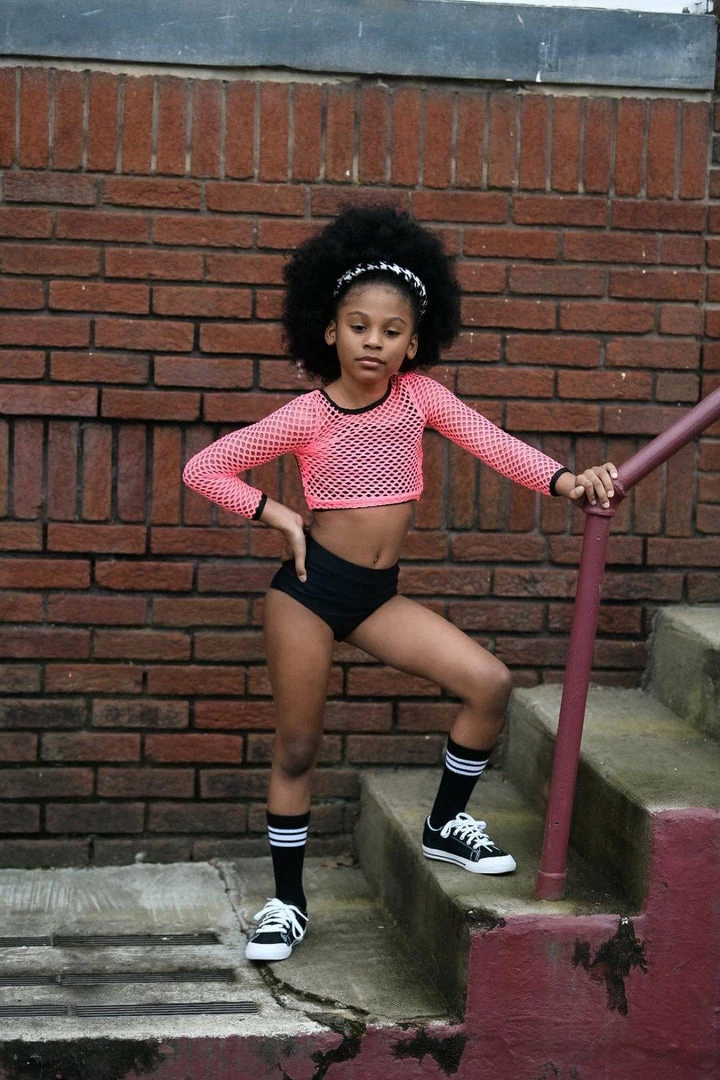 Coupon π₯° Evie's Studio Hot Pink Mesh Leo Set π 3 Evie's Studio Hot Pink Mesh Leo Set