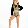 Evie's Studio Black Snakeskin Long Sleeve 2pc Leo