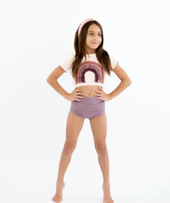 Evie's Studio Plum Rainbow 2pc Leo