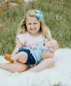 Evie's Closet Clothing Spring & Summer Blue Boys Henley