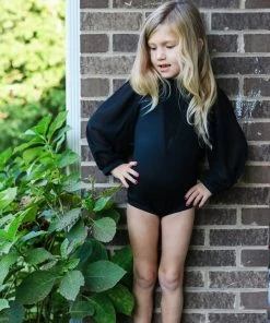 Hot Sale ๐ Evie's Studio Onyx Long Sleeve Leo ๐ 18 Evie's Studio Onyx Long Sleeve Leo