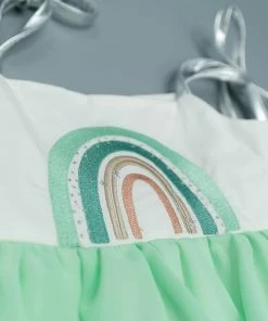 Best Sale ๐ Evie's Closet Clothing Spring & ๐ Summer Teal Rainbow Bubble ๐คฉ 6 Evie's Closet Clothing Spring & Summer Teal Rainbow Bubble