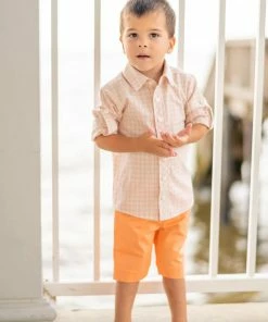 Evie's Closet Clothing Spring & Summer Boys Coral Garden Shorts