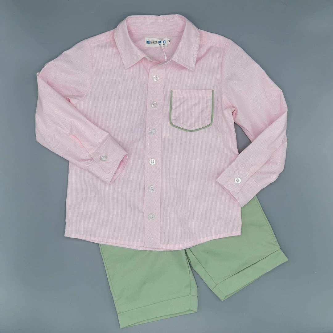 Flash Sale π Evie's Closet Clothing Spring & π Summer Boys Spring Panel π Shirt π 2 Evie's Closet Clothing Spring & Summer Boys Spring Panel Shirt