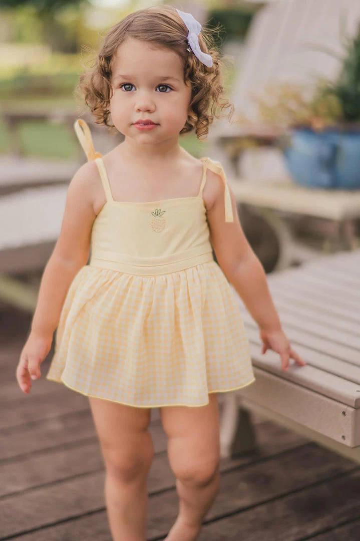 Flash Sale ❤️ Evie's Closet Clothing Spring & 🌞 Summer Pineapple Paradise Bubble ✨ 1 Evie's Closet Clothing Spring & Summer Pineapple Paradise Bubble