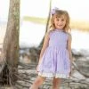Evie's Closet Clothing Lavender Pearl Dress Spring & Summer