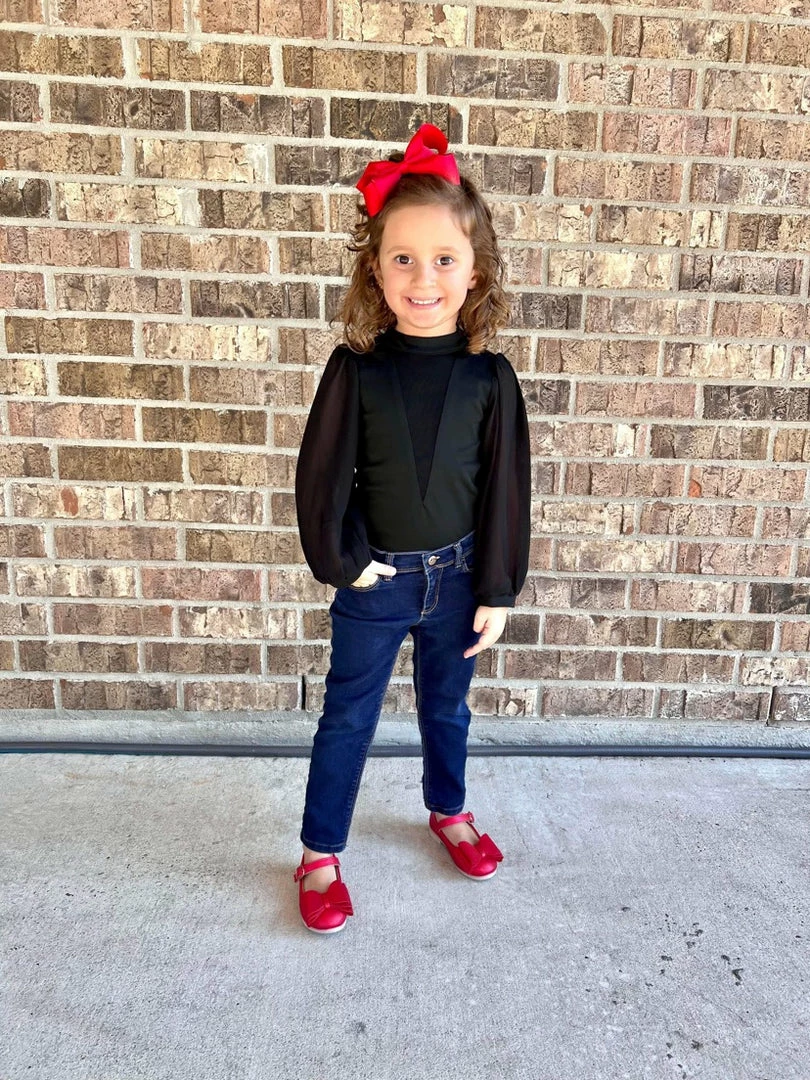 Hot Sale ๐ Evie's Studio Onyx Long Sleeve Leo ๐ 7 Evie's Studio Onyx Long Sleeve Leo