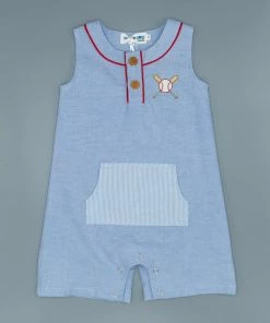 Evie's Closet Clothing Boys Ballpark Days Romper Spring & Summer