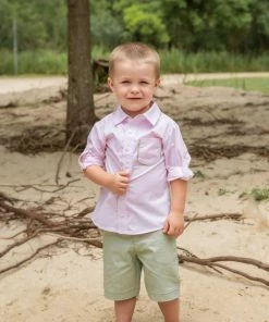 Evie's Closet Clothing Boys Medium Green Shorts