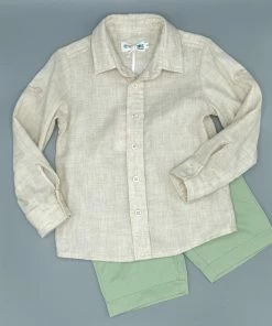 Evie's Closet Clothing Boys Teal Rainbow Shirt