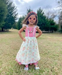 Evie's Closet Clothing Coral Floral Maxi Dress Spring & Summer