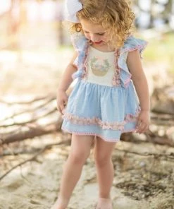 Evie's Closet Clothing Floral Basket Bubble