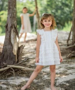 Evie's Closet Clothing White Truffle Dress Spring & Summer
