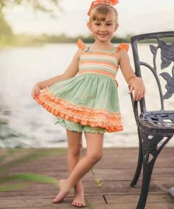 Evie's Closet Clothing Coral Garden Tunic Set