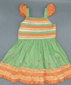 Evie's Closet Clothing Coral Garden Dress Spring & Summer