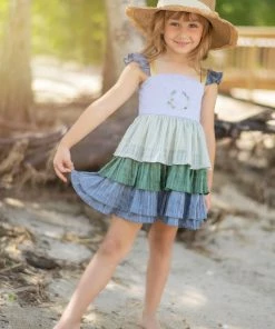 Evie's Closet Clothing Peacock Feathers Dress