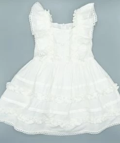 Evie's Closet Clothing White Truffle Dress Spring & Summer