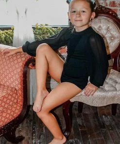 Hot Sale ๐ Evie's Studio Onyx Long Sleeve Leo ๐ 12 Evie's Studio Onyx Long Sleeve Leo