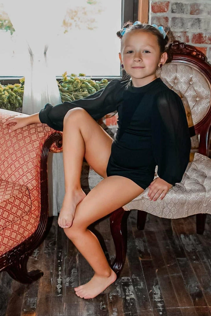 Hot Sale ๐ Evie's Studio Onyx Long Sleeve Leo ๐ 3 Evie's Studio Onyx Long Sleeve Leo