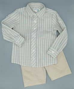 Evie's Closet Clothing Spring & Summer Boys Khaki Shorts