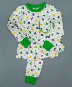 Evie's Closet Clothing Mardi Gras 2pc Set