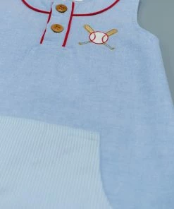 Evie's Closet Clothing Boys Ballpark Days Romper Spring & Summer