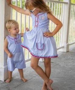 Evie's Closet Clothing Boys Ballpark Days Romper Spring & Summer