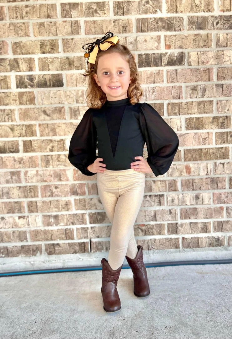 Hot Sale ๐ Evie's Studio Onyx Long Sleeve Leo ๐ 2 Evie's Studio Onyx Long Sleeve Leo