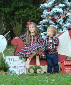 Evie's Closet Clothing Fall & Winter Perfectly Plaid Dress