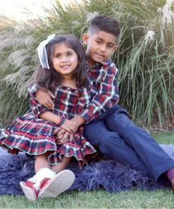 Evie's Closet Clothing Fall & Winter Perfectly Plaid Dress