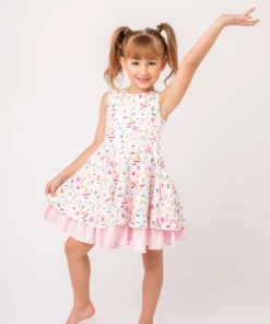 Evie's Closet Clothing Beach Bouquet Reversible Dress